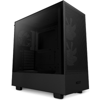 NZXT H5 Flow Computer Case - ATX Motherboard Supported - Mid-tower - Galvanized Cold Rolled Steel (SGCC), Tempered Glass - Black - 4 x 120 mm x - - 6