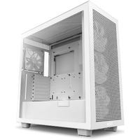 NZXT H7 Flow CM-H71FW-R1 Computer Case - ATX Motherboard Supported - Mid-tower - Galvanized Cold Rolled Steel (SGCC), Tempered Glass - Matte White -