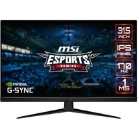 MSI G321Q 32" Class WQHD Gaming LCD Monitor - 16:9 - Black - 31.5" Viewable - In-plane Switching (IPS) Technology - 2560 x 1440 - 1.07 Billion Colors