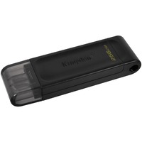 Kingston DataTraveler 70 DT70 256 GB USB 3.2 (Gen 1) Type C Flash Drive