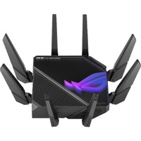 Asus ROG Rapture GT-AXE16000 Wi-Fi 6E IEEE 802.11ax Ethernet Wireless Router - Quad Band - 2.40 GHz ISM Band - 6 GHz UNII Band - 8 x Antenna(8 x - -