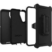 OtterBox Defender Rugged Carrying Case (Holster) Samsung Galaxy S23+ Smartphone - Black - Drop Resistant, Dirt Resistant, Scrape Resistant, Bump - -