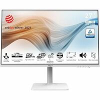 MSI Modern MD272XPW 27" Class Full HD LCD Monitor - 16:9 - Matte White - 27" Viewable - In-plane Switching (IPS) Technology - 1920 x 1080 - 16.7 - -