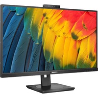Philips 27B1U5601H 27" Class Webcam WQHD LCD Monitor - 16:9 - Textured Black - 27" Viewable - In-plane Switching (IPS) Technology - WLED Backlight -
