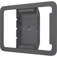 Heckler Design Wall Mount for Tablet, Network Adapter - Black Gray - Steel, Powder Coated Steel