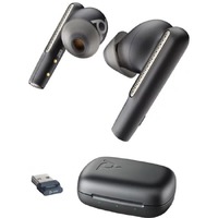 Poly Voyager Free 60 UC True Wireless Earbud Stereo Earset - Carbon Black - Binaural - In-ear - 3000 cm - Bluetooth - 20 Hz to 20 kHz - Noise
