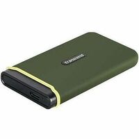 Transcend Esd380c 4 TB Portable Solid State Drive - External - Military Green - Notebook, Smartphone, Desktop PC, Gaming Console, Tablet Device - USB