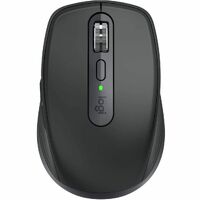Logitech MX Anywhere 3S Mouse - Bluetooth - USB - Darkfield - 6 Button(s) - Graphite - Wireless - Rechargeable - 8000 dpi - Scroll Wheel