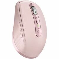 Logitech MX Anywhere 3S Mouse - Bluetooth - USB - Darkfield - 6 Button(s) - Rose - Wireless - Rechargeable - 8000 dpi - Scroll Wheel