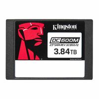 Kingston Enterprise DC600M 3.84 TB Solid State Drive - 2.5" Internal - SATA (SATA/600) - Mixed Use - Server, Motherboard Device Supported - 1 DWPD -