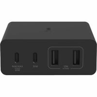 Belkin BoostCharge Pro 108 W AC Adapter - Universal Adapter - USB - USB Type-C - For MacBook Pro, iPhone - Black