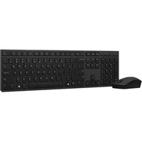 Lenovo Professional Keyboard & Mouse - English (US) - USB Type A Scissors Wireless Bluetooth 2.40 GHz Keyboard - Keyboard/Keypad Color: Grey - USB A