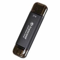Transcend ESD310 2 TB Portable Solid State Drive - External - Black - Desktop PC, Notebook, Smartphone, Gaming Console, Tablet Device Supported - USB