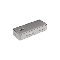 StarTech.com Dual-Laptop USB-C KVM Docking Station, Dual Monitor 4K 60Hz DisplayPort KVM Dock, 5x USB Hub, GbE, 90W/45W PD, Wind