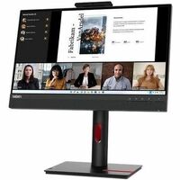 Lenovo ThinkCentre TIO22GEN5 22" Class Webcam Full HD LED Monitor - 16:9 - Black - 21.5" Viewable - In-plane Switching (IPS) Technology - WLED - 1920