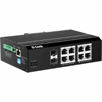 D-Link DIS-F200G DIS-F200G-10PS-E 8 Ports Manageable Ethernet Switch - Gigabit Ethernet - 10/100/1000Base-T, 1000Base-X - 2 Layer Supported - Modular
