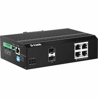 D-Link DIS-F200G DIS-F200G-6PS-E 4 Ports Manageable Ethernet Switch - Gigabit Ethernet - 10/100/1000Base-T, 1000Base-X - 2 Layer Supported - Modular