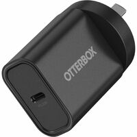 OtterBox Fast Charge 20 W AC Adapter - Universal Adapter - 1 USB Type-C - For Smartphone, Tablet PC - Black