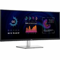 Dell P3424WE 34" Class WQHD Curved Screen Gaming LED Monitor - 21:9 - Black - 34.1" Viewable - In-plane Switching (IPS) Technology - Edge WLED - 3440