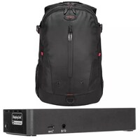 Targus USB-C Universal DV4K Docking Station with 100W Power Delivery with 16" Terra Backpack 
