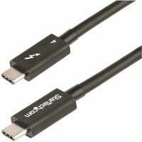 StarTech.com 1.6ft/50cm Thunderbolt 4 Cable, 40Gbps, 100W PD, 4K/8K Video, Intel-Certified, Compatible w/Thunderbolt 3/USB 3.2/D