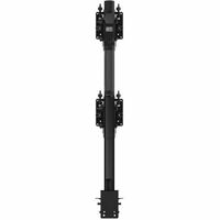 Atdec Desk Mount for Monitor, Display, Computer, Flat Panel Display, Curved Screen Display - Black - Height Adjustable - 2 Display(s) Supported - 61