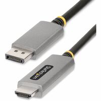 StarTech.com 6ft (2m) DisplayPort to HDMI Adapter Cable, 8K 60Hz, 4K 144Hz, HDR10, DP 1.4 to HDMI 2.1 Active Video Converter - 6.6ft (2m) DisplayPort