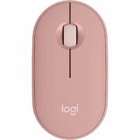 Logitech Pebble 2 M350s Mouse - Bluetooth - USB - Optical - 3 Button(s) - Tonal Rose - Wireless - 4000 dpi - Scroll Wheel - Symmetrical