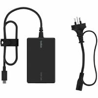 Belkin CONNECT 100 W Power Adapter - Universal Adapter - For Notebook, USB Type C Device, MacBook - 2.44 m Cable - Black