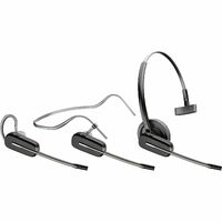 Poly Savi 8200 Office 8240-M Wireless Earbud Mono Earset - Black - Microsoft Teams Certification - Monaural - Supra-aural - 18000 cm - DECT - 32 Ohm