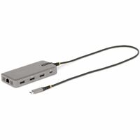 StarTech.com USB-C Triple-Monitor Multiport Adapter, HDMI & DisplayPort, 3x 10Gbps USB Hub, PD Pass-Through, GbE, Travel Docking Station - USB C 2x -