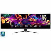 MSI MPG 491CQP QD-OLED 49" Class Dual Quad HD (DQHD) Curved Screen Gaming OLED Monitor - 32:9 - Black - 49" Viewable - OLED - Quantum Dot -