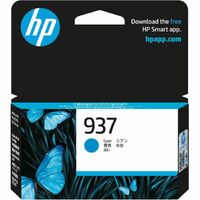 HP 937 Original Standard Yield Inkjet Ink Cartridge - Cyan - 1 Pack - 800 Pages