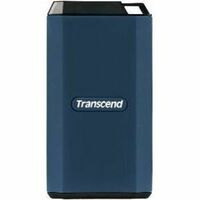 Transcend ESD410C 2 TB Portable Solid State Drive - External - Dark Blue - Desktop PC, Tablet PC, Notebook, Gaming Console, Smartphone Device - USB C
