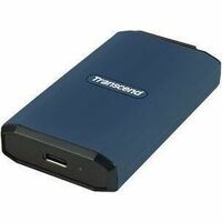 Transcend ESD410C 1 TB Solid State Drive - External - Dark Blue - Desktop PC, Notebook, Gaming Console Device Supported - USB 3.2 (Gen 2) Type A, USB
