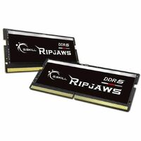 G.SKILL Ripjaws F5-5600S4645A32GX2-RS RAM Module for Notebook, Desktop PC - 64 GB (2 x 32GB) - DDR5-5600/PC5-44800 DDR5 SDRAM - 5600 MHz - CL46 - V -