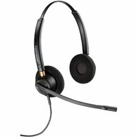 Poly EncorePro 520 Wired Over-the-head, On-ear Stereo Headset - Black - Binaural - Supra-aural - 20 Hz to 16 kHz - 78.5 cm Cable - Noise Cancelling,