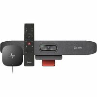 Poly Studio R30 USB Video Bar and BT Remote with HP USB-C Dock G5 ABG