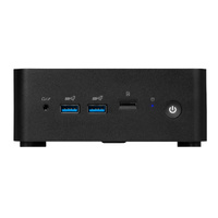 MSI CUBI NUC 1M-003BAU Barebone System - Mini PC - Intel Core 3 100U - Intel Chip - DDR5 SDRAM Maximum RAM Support - 2 Total Memory Slots - Intel - -
