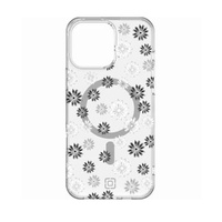 Incipio Forme Case for Apple iPhone 16 Pro Max Smartphone - Natural Textured - Ditzy Floral Silver - Scratch Resistant, Discoloration Resistant, Drop