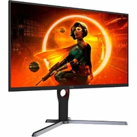 AOC Q27G3ZE 27" Class WQHD Gaming LED Monitor - Black, Red - 27" Viewable - Fast IPS - LED Backlight - 2560 x 1440 - 1.07 Billion Colors - FreeSync -