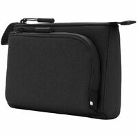 Incase Facet Carrying Case Universal - Black - Water Resistant Exterior - 300D Melange Dobby Body - 127 mm Height x 215.9 mm Width x 50.8 mm Depth