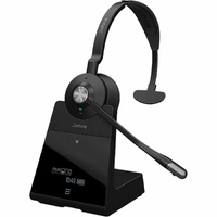 Jabra Engage 75 SE Wireless On-ear, Over-the-head Mono Headset - Black - Monaural - Supra-aural - 15000 cm - Bluetooth/DECT - 40