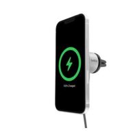 Belkin BoostCharge Pro Induction Charger - Grey - For Qi2-enabled Device, iPhone - Input connectors: USB - MagSafe Technology, Fast Charging,