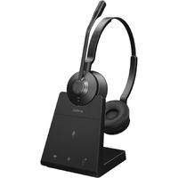 Jabra Engage 45 SE Wireless Over-the-ear, Over-the-head, On-ear Stereo Headset - Binaural - Supra-aural - 15000 cm - DECT - 40 Hz to 16 kHz