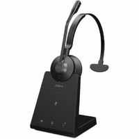 Jabra Engage 45 SE Wireless Over-the-ear, Over-the-head, On-ear Mono Headset - Monaural - Supra-aural - 15000 cm - DECT - 40 Hz to 16 kHz