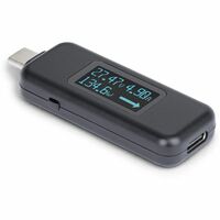 StarTech.com USB-C Power Tester, Bi-Directional Voltage/Current Multimeter, 240W PD EPR, Digital OLED, Portable USB-C Cable/Port Power Meter Tester -