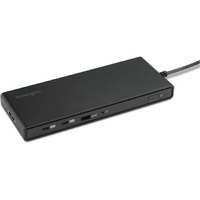 Kensington SD4842P USB Type C Docking Station for Notebook/Monitor/Microphone/Headphone - Charging Capability - Black - Desktop - 3 Displays - 4K, 8K
