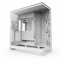 NZXT H9 Flow CM-H92FW-01 Computer Case - ATX Motherboard Supported - Mid-tower - Glass, Tempered Glass, Steel, Galvanized Cold Rolled Steel (SGCC) -