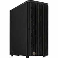 Asus ProArt PA401 Computer Case - ATX Motherboard Supported - Metal, Wood, Tempered Glass, Steel - Black - 4 x Bay(s) - 2 x 160mm Fan(s) Installed -